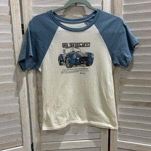 Selby Official Licensed Tee in Blue and Cream